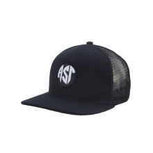 Beechfield Half Mesh Snapback Cap with Embroidery
